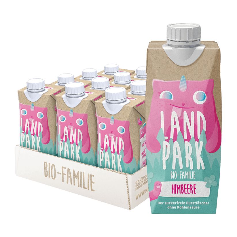 Landpark BIO-Familie Himbeere 0,5 L Tetra Pak