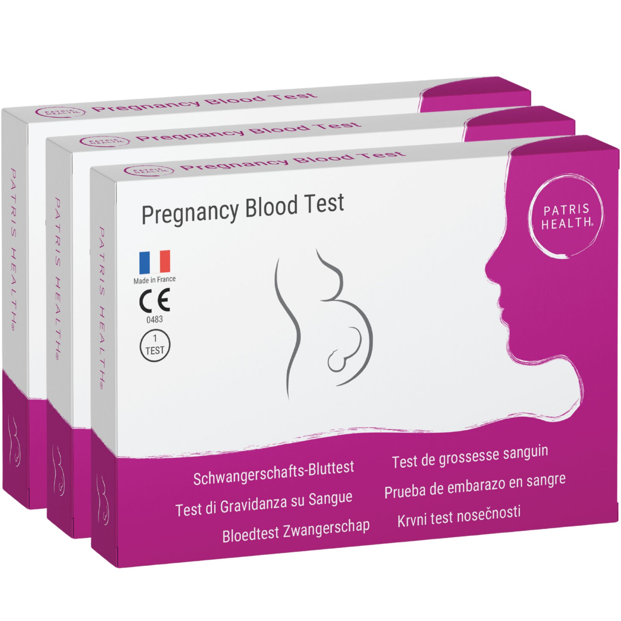 Schwangerschaftstest Blut – hCG Bluttest für Zuhause zur frühen Erkennung – Patris Health®