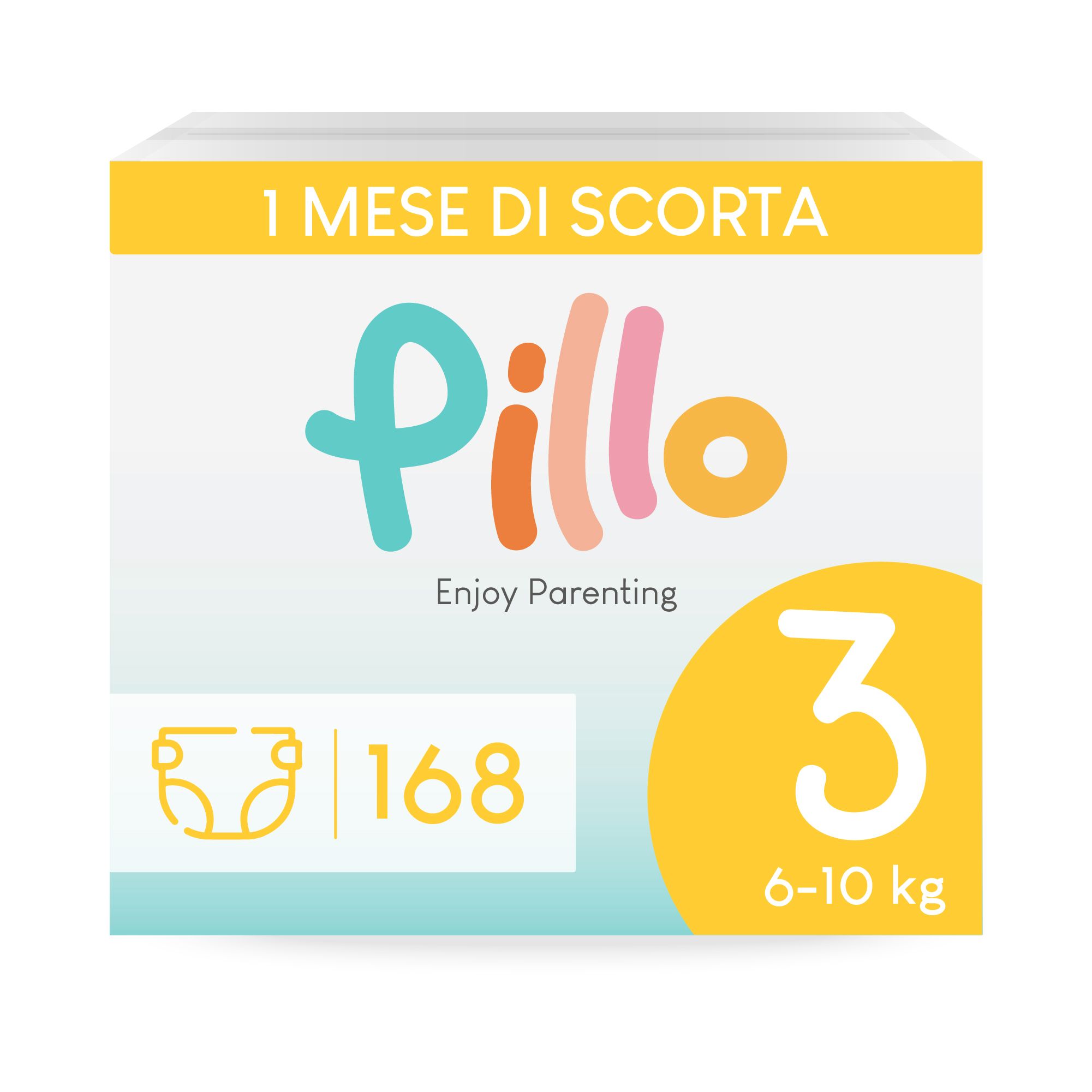 Pillo Windeln Größe 3 Midi 6-10 Kg