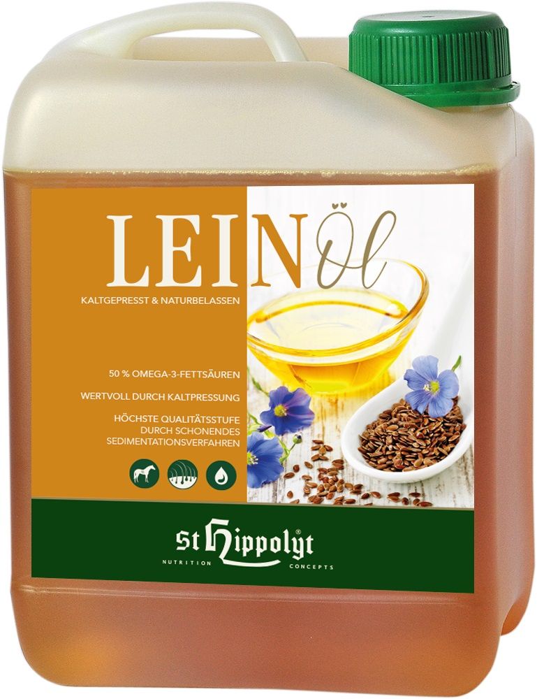 St. Hippolyt Leinöl für Pferde für Pferde