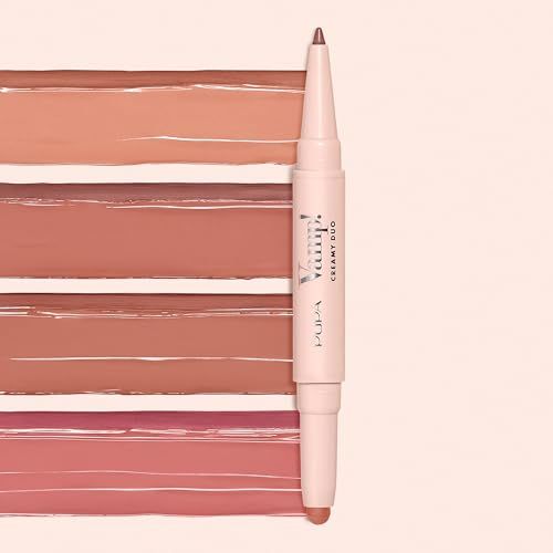 Pupa Vamp! Duo cremoso 004 Rosa chiaro - Lipliner & Lippenstift Duo