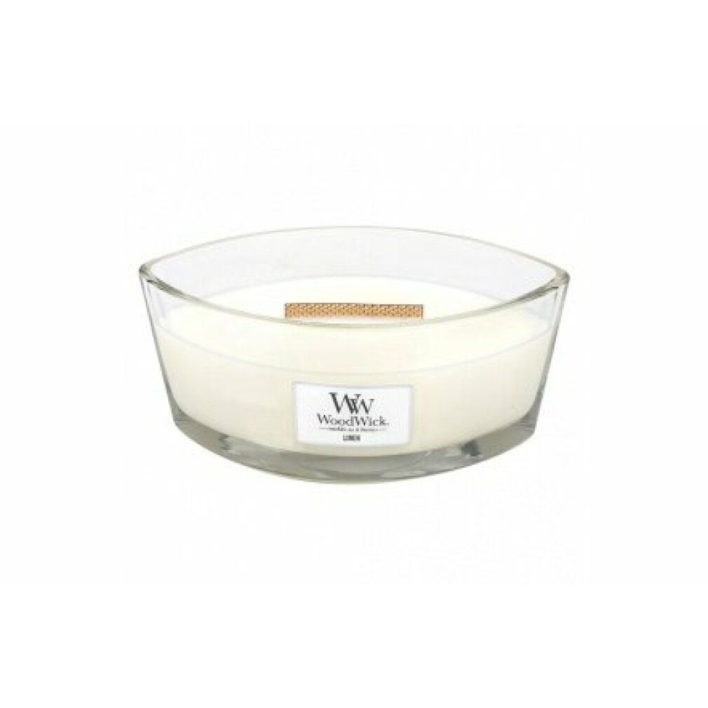 WoodWick Linen-Duftkerze