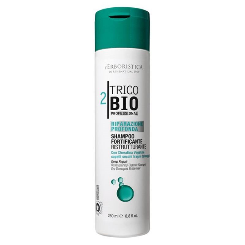 L'Erboristica Trico Bio Haar Shampoo sprödes trockenes strapaziertes Haar