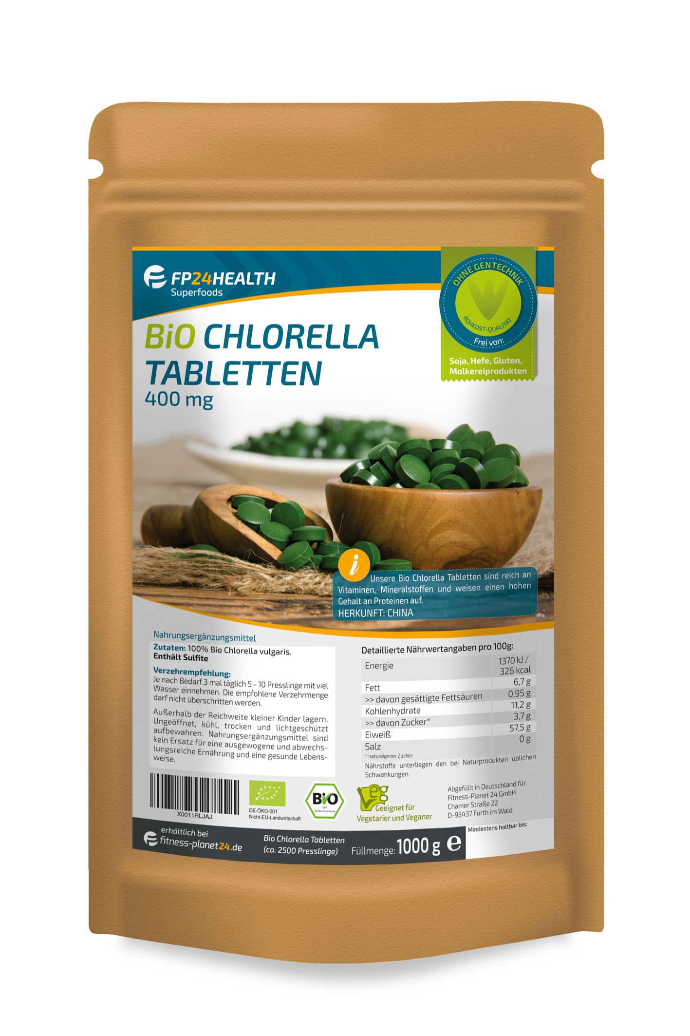 FP24 Health Bio Chlorella Tabletten 400mg