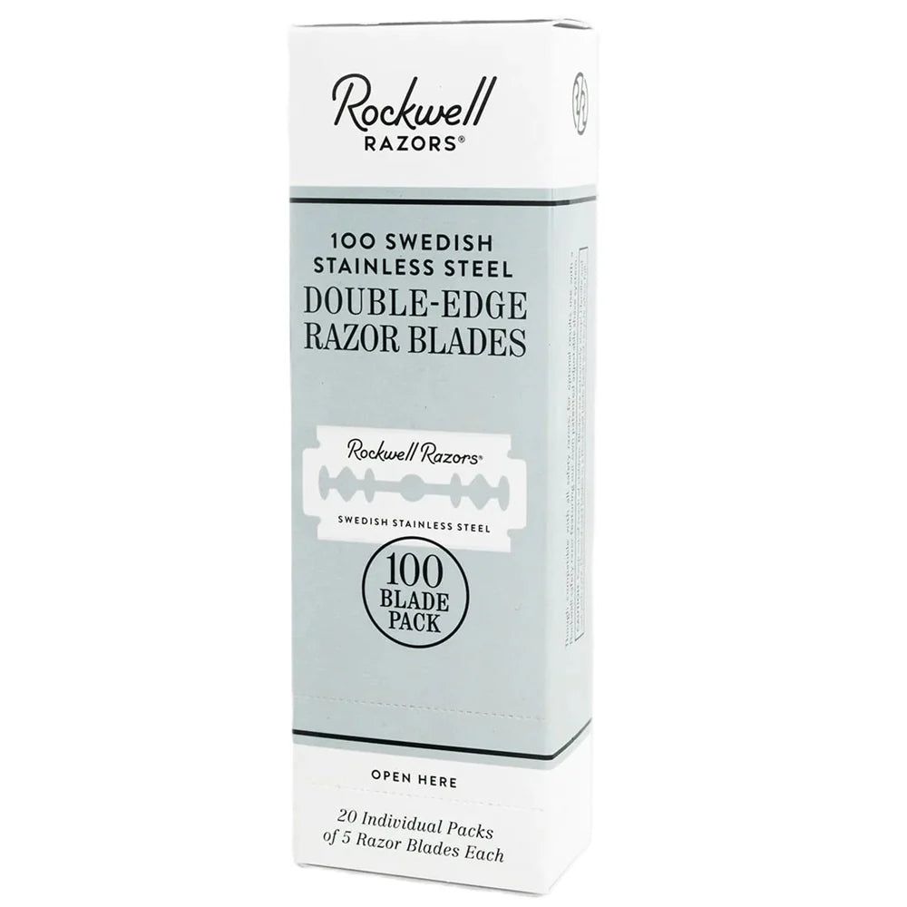 Rockwell Rasierer Doppelseitige Rasierklingen – 100er-Pack