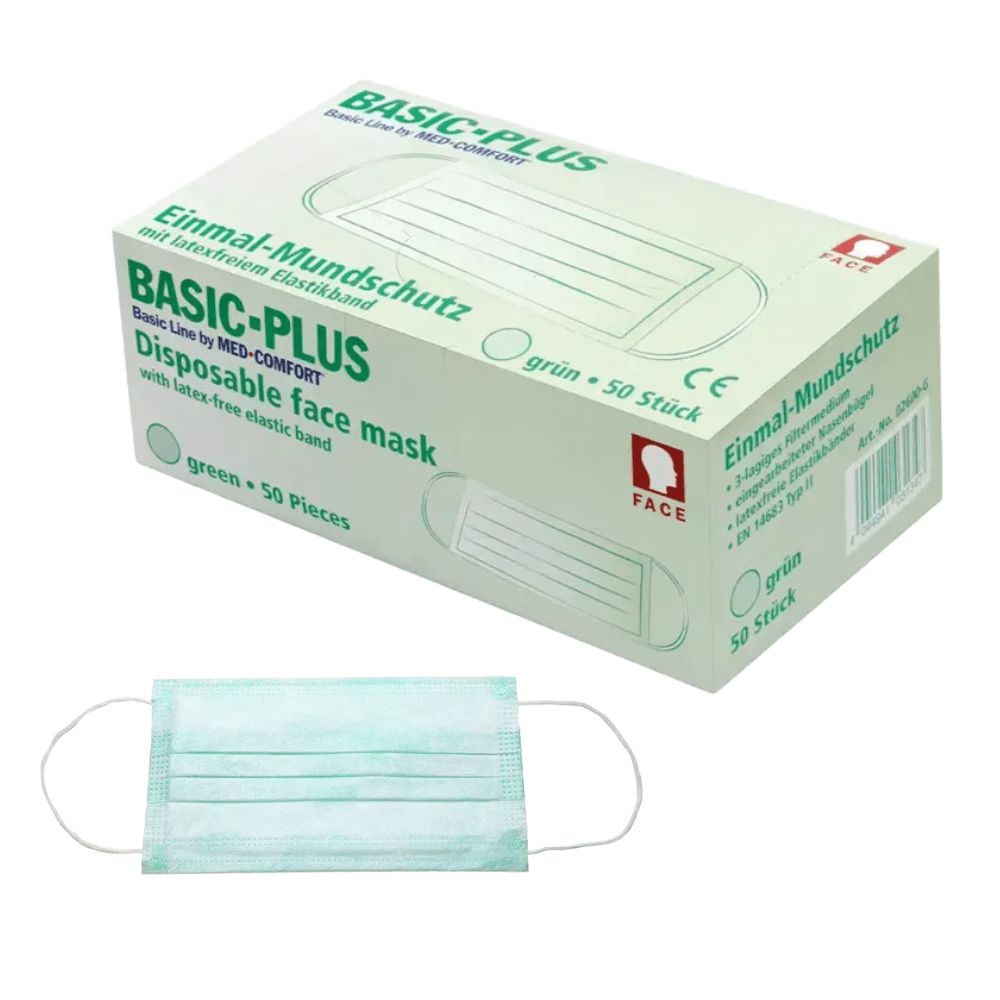BASIC PLUS Mundschutz 3-lg. Typ II