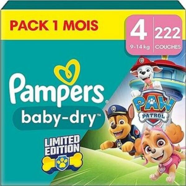 Pampers Baby Dry Gr. 4 Paw Patrol (9-14kg)