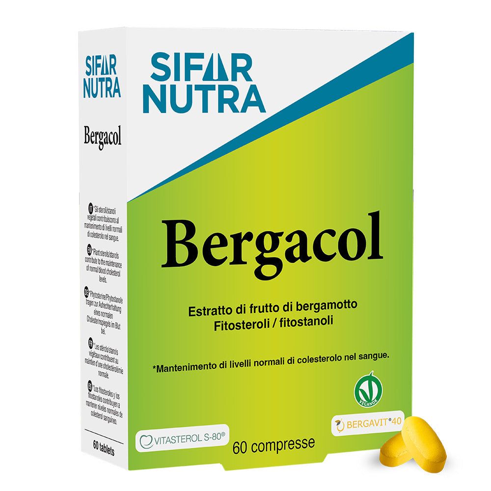 Sifar Nutra Bergacol mit Bergavit 40® und pflanzlichen Stanolen Vitasterol S-80®