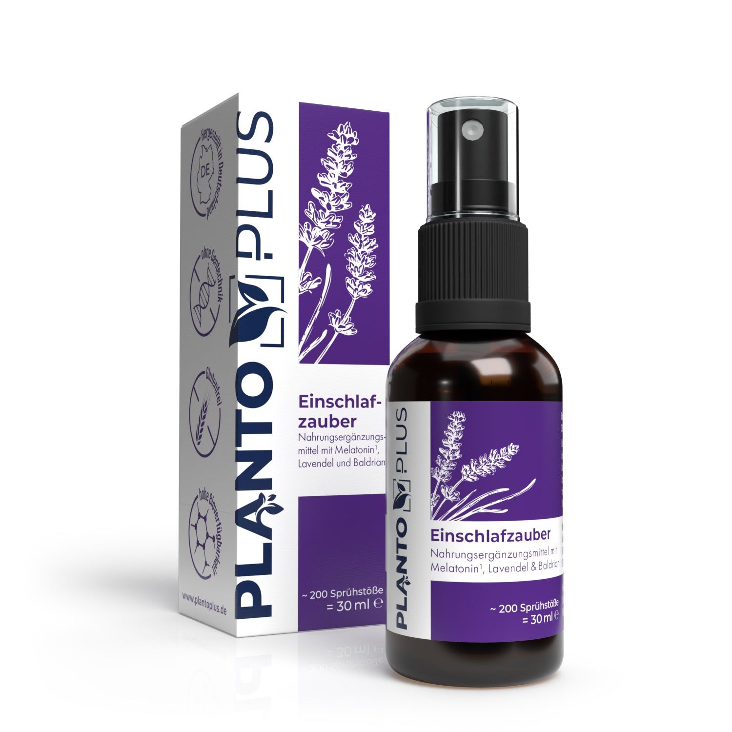 PLANTOPLUS Einschlafzauber Spray mit Melatonin