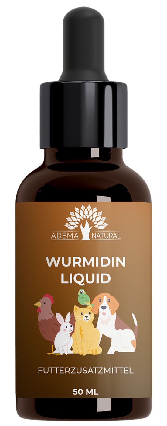 ADEMA NATURAL® WURMIDIN Liquid | Futterzusatzmittel | 21 Tage Wurmkur