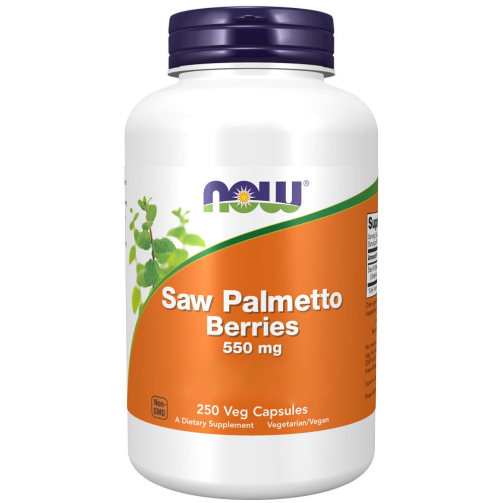 Now Foods, Saw Palmetto Berries (Sägepalme), 550mg