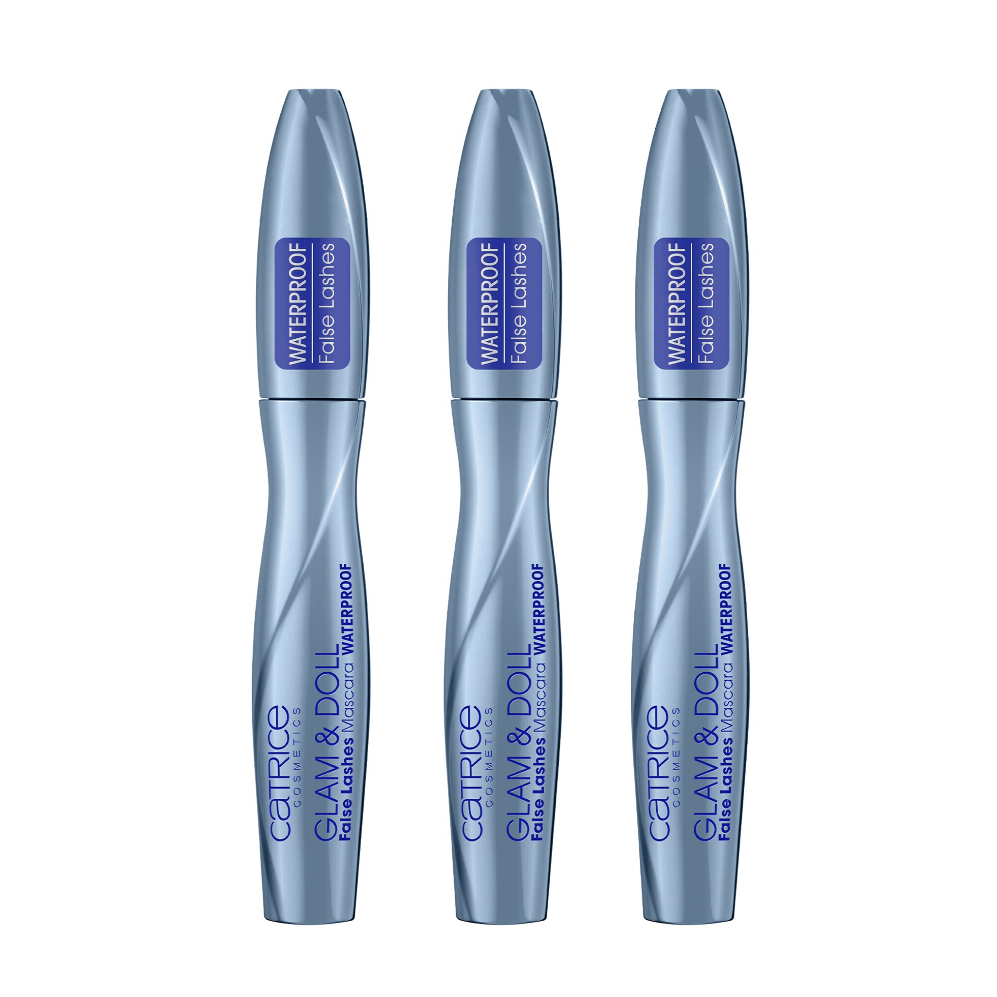Catrice Glam & Doll False Lashes Mascara Waterproof 010, 3er Pack