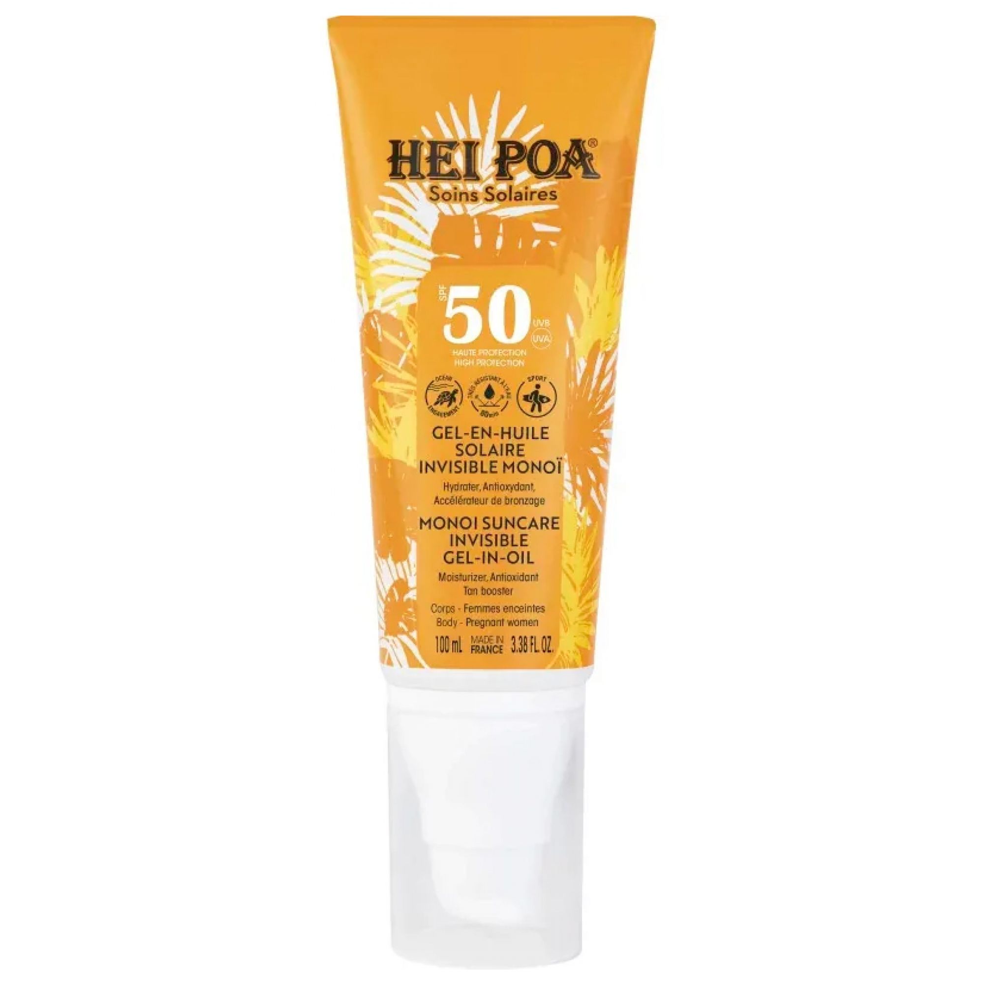 Hei Poa Unsichtbares Solar Gel-in-Öl SPF50