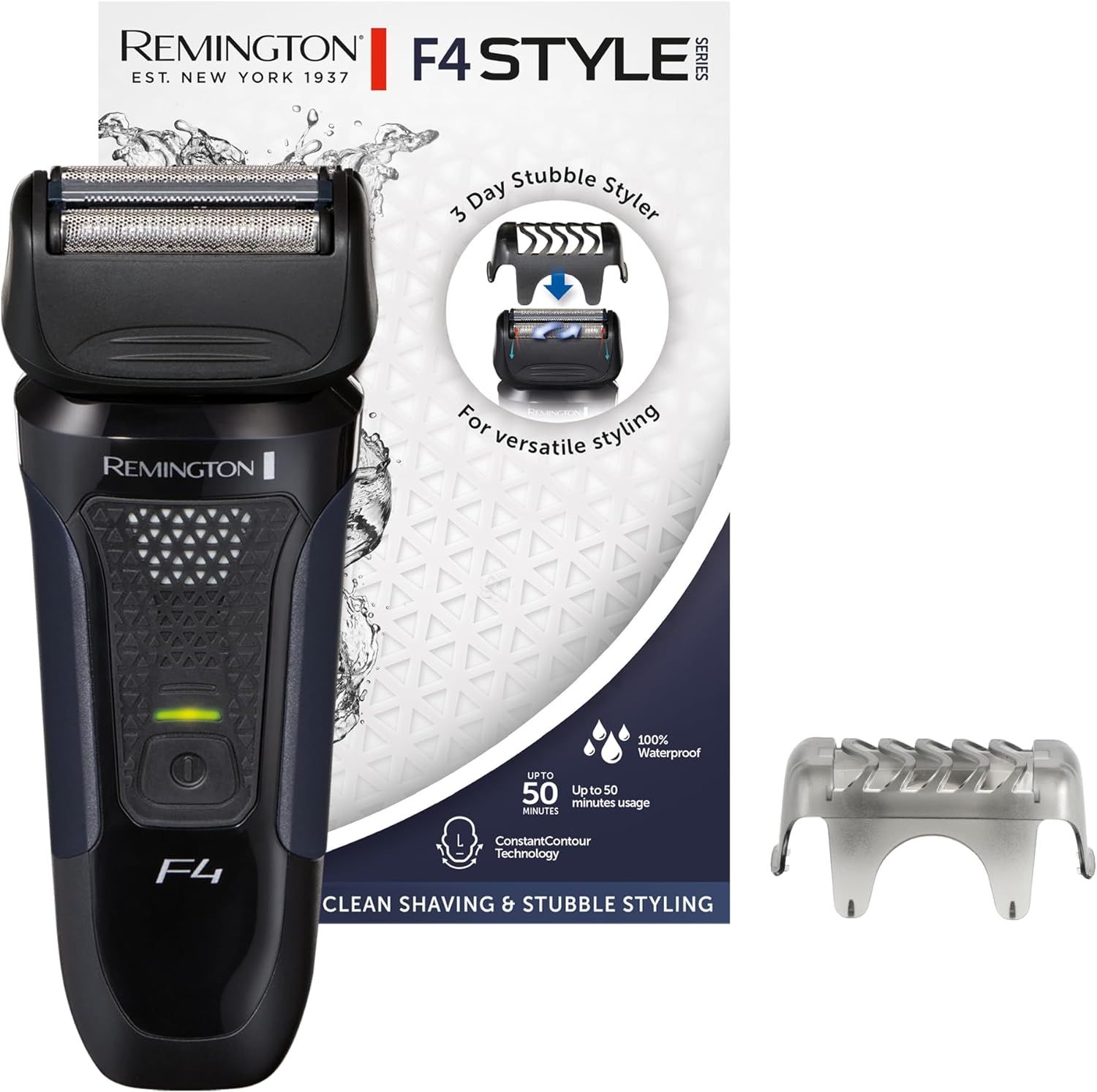 REMINGTON Rasierer Folienrasierer F4002 Style Series Nass-& Trockenrasur Akku