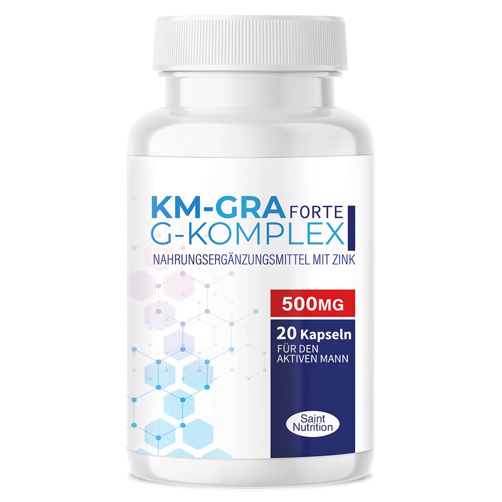 Saint Nutrition® KM-GRA Forte Kapseln - Potenz Alternative für den aktiven Mann