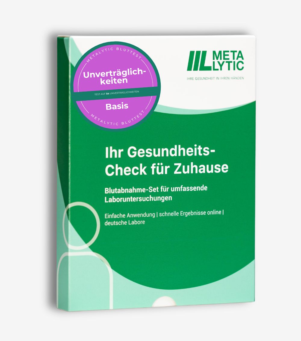 MetaLytic - Unverträglichkeitstest  (54 Lebensmittel) - Vollwertiger Labortest