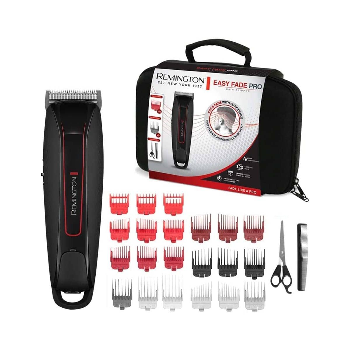 REMINGTON Haarschneider HC550 Easy Fade Haarschneidemaschine Netz-/Akkubetrieb