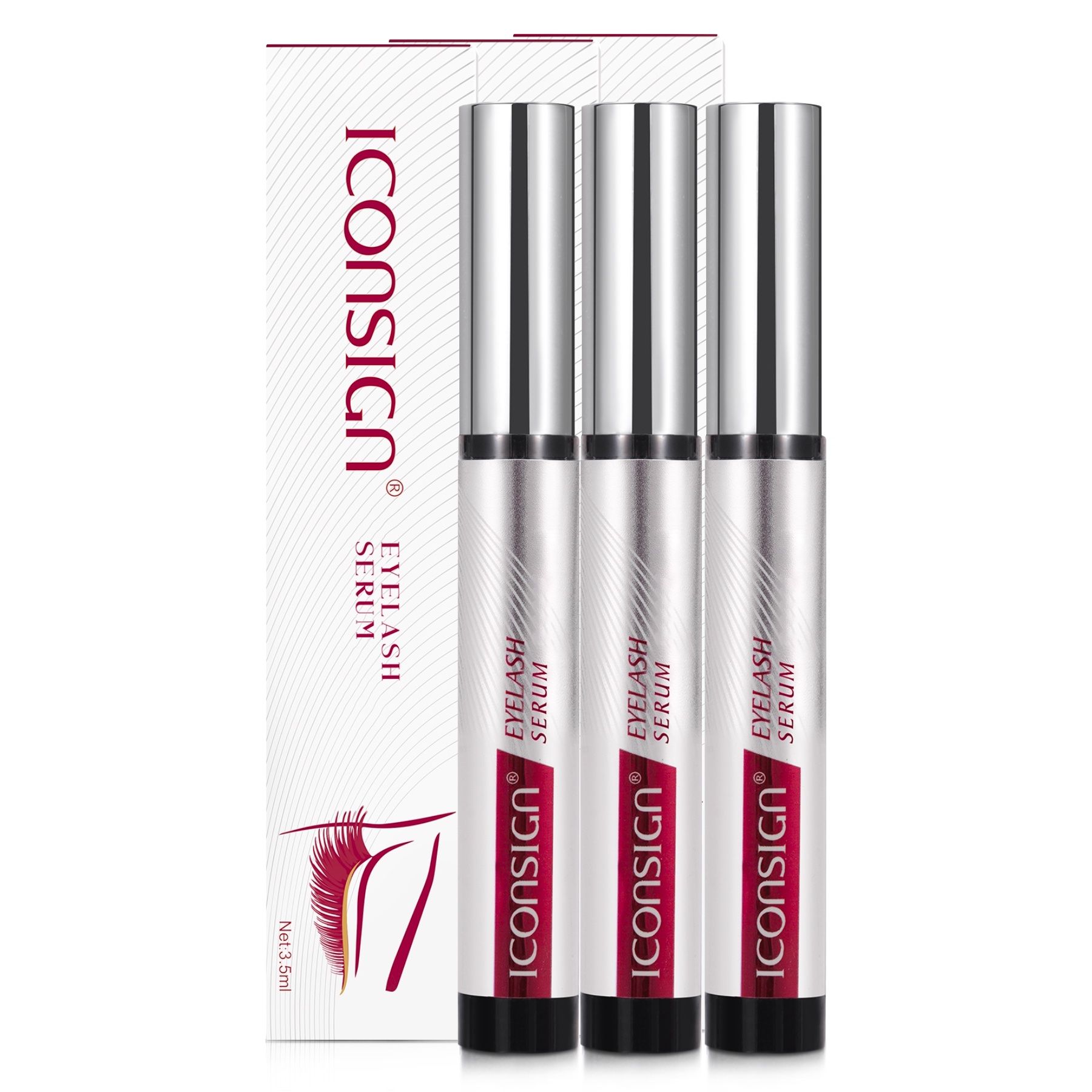 Iconsign Wimpernserum Augenbrauen Serum Essence für Wimpernwachstum