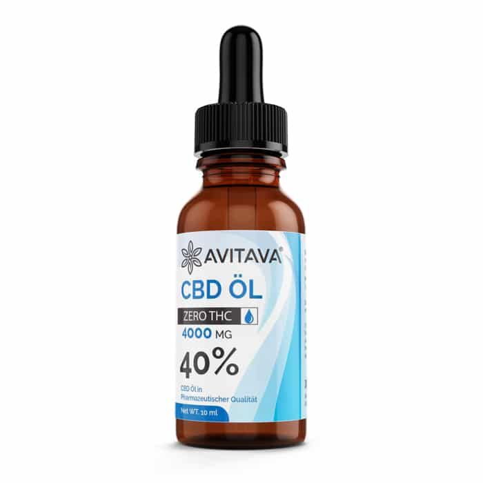 Avitava® ZERO CBD Öl THC-freies hochaktives CBD Öl 40%