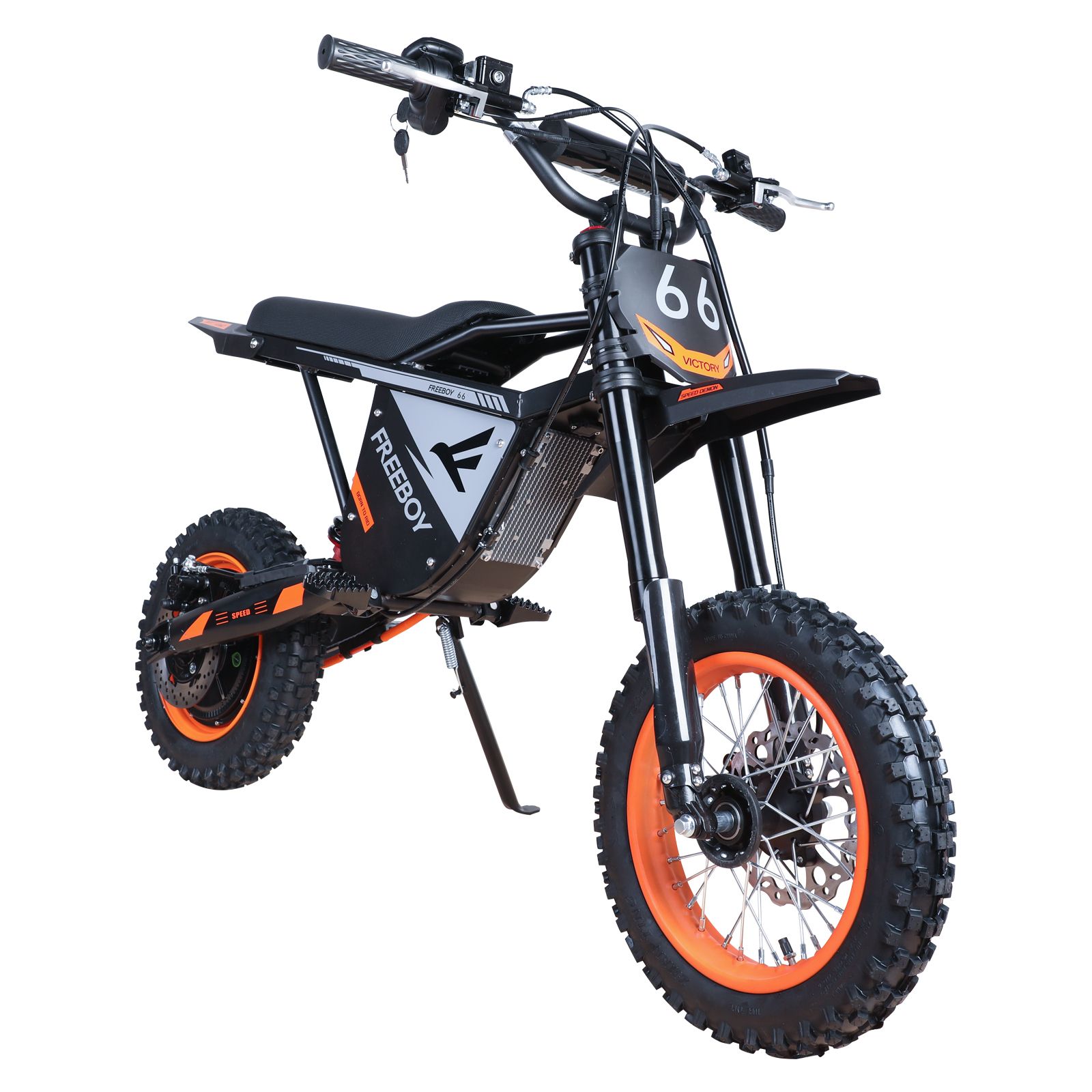 FREEBOY Y66 Elektrisches Dirtbike für Teenager mit 48V 30Ah Akku und Doppelfederung