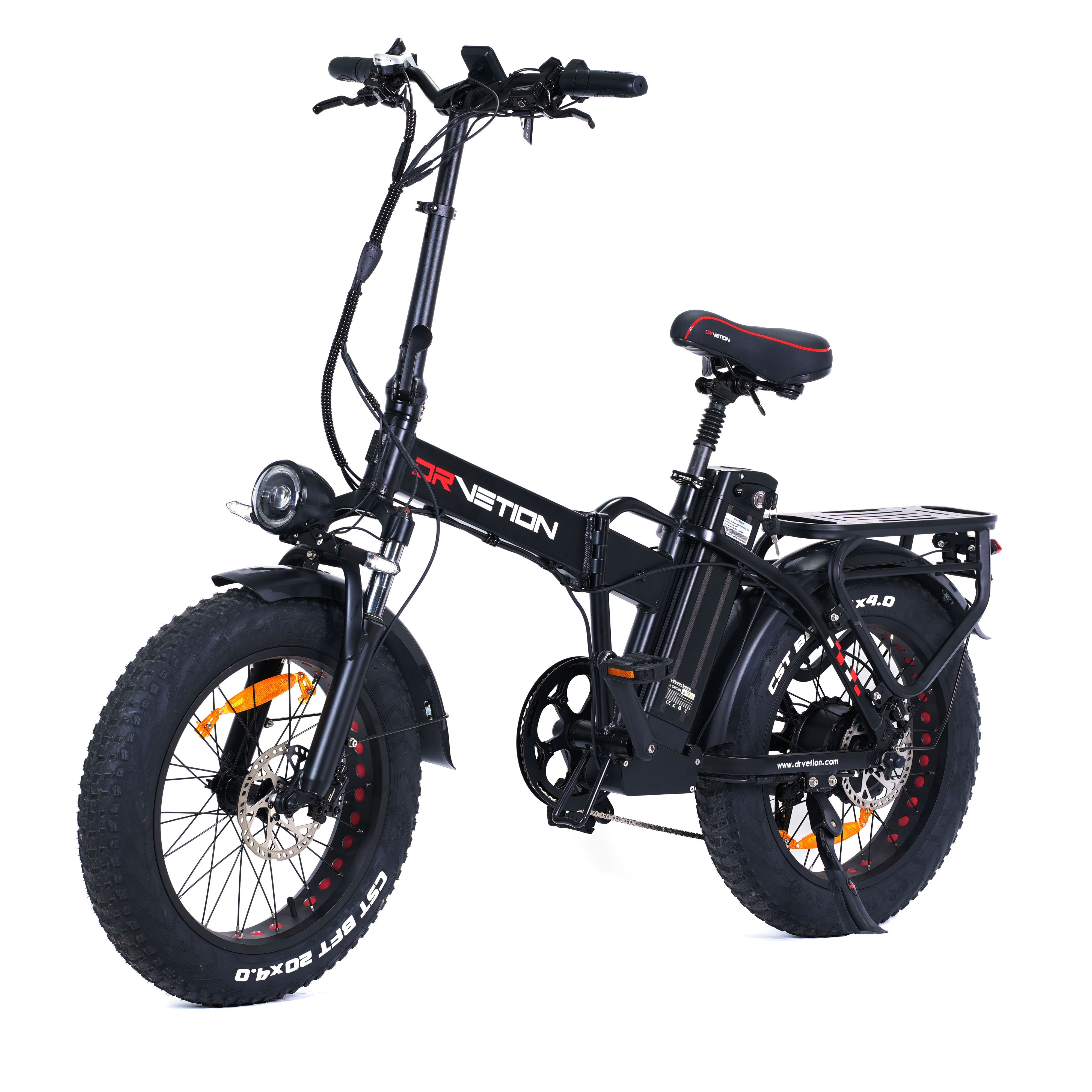 DRVETION AT20 PRO MAX Elektrofahrrad mit 48V 15Ah Akku und intelligenter Bluetooth-App