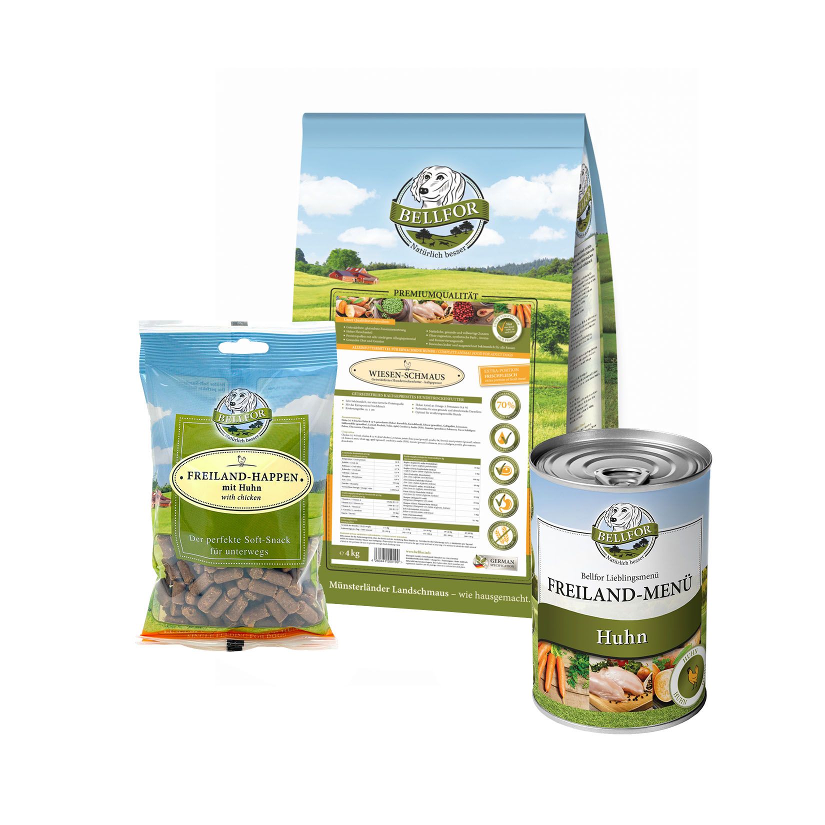 Bellfor Labrador Futter Set für Hunde