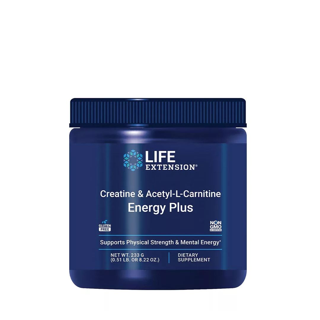 Life Extension Kreatin & Acetyl-L-Carnitin Energy Plus 233 g