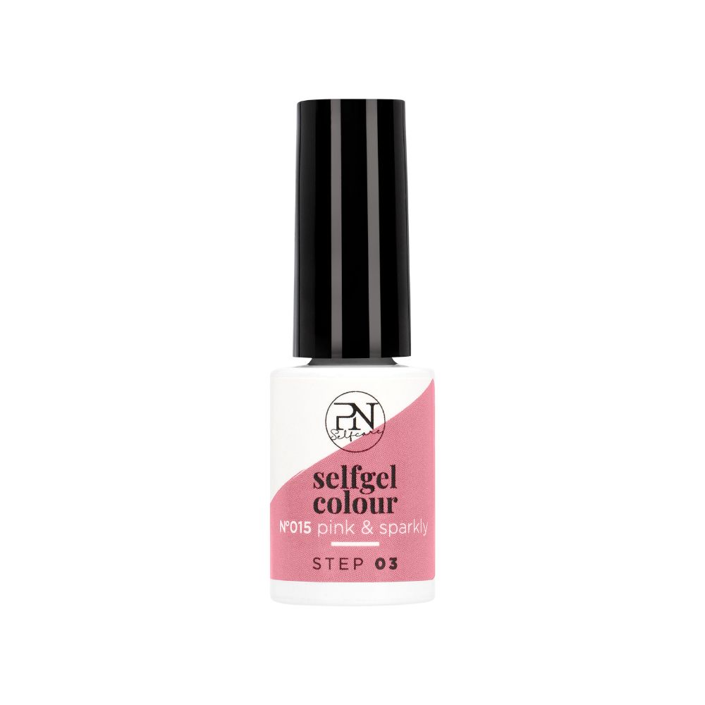PN Selfgel Gellack – N15 Pink and Sparkly