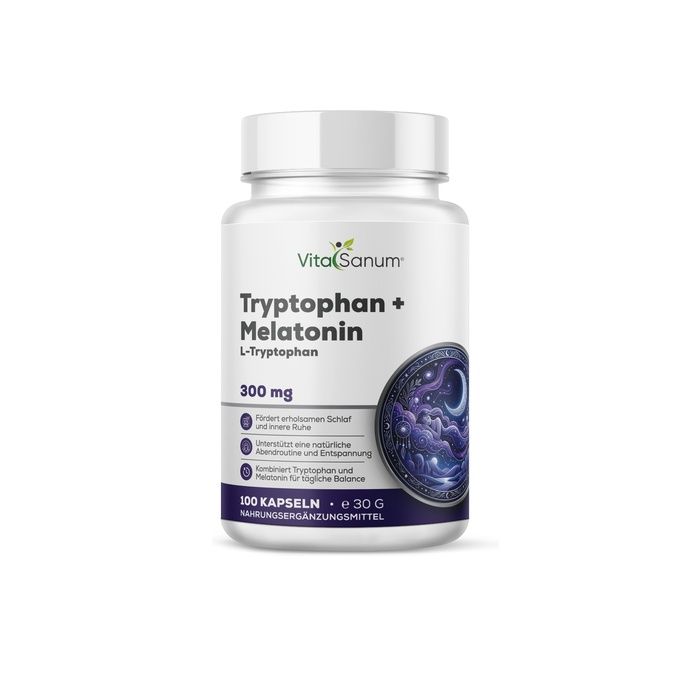 VitaSanum® L-Tryptophan 299 mg + Melatonin 1 mg