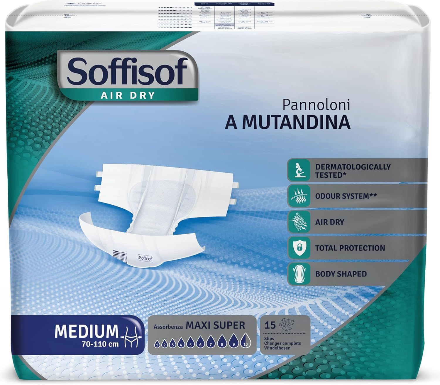 Soffisof Air Dry Windeln für Erwachsene Maxi Super