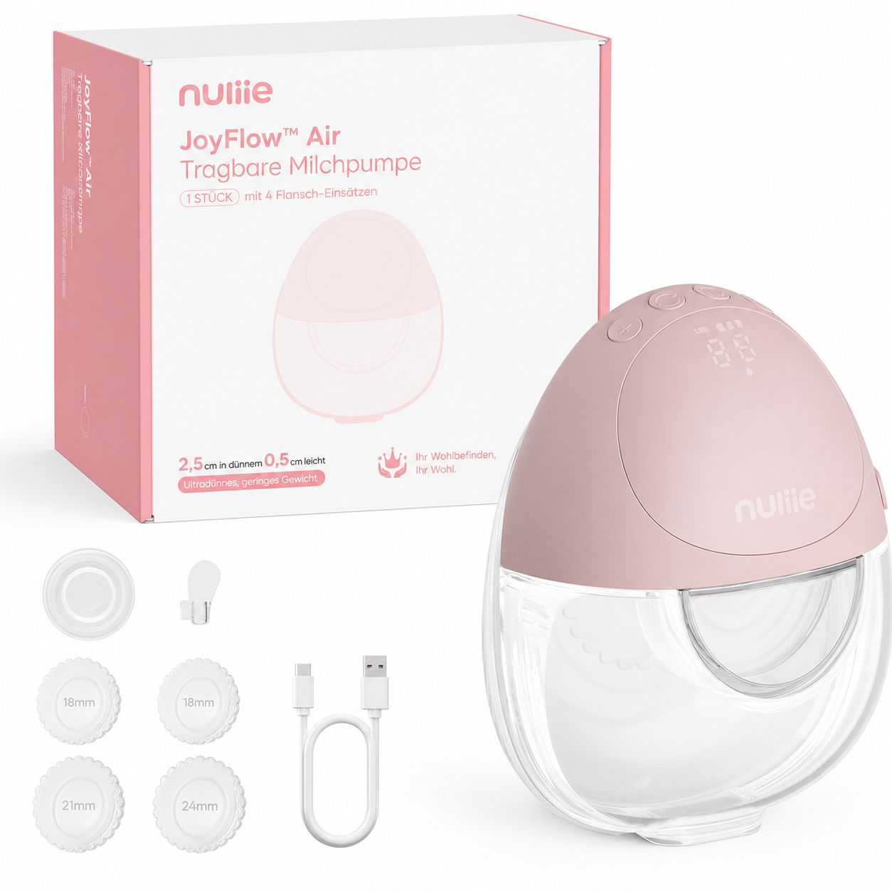 Nuliie JoyFlow Air Milchpumpe Elektrisch