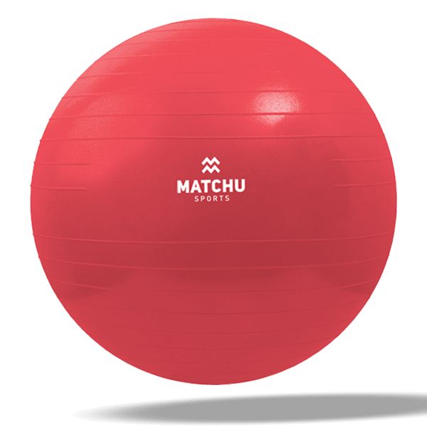 Matchu Sports - Gymnastikball / Pilatesball / Sitzball / Yogaball mit Pumpe 55 cm