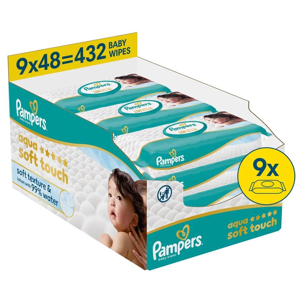 Pampers Feuchte Tücher Aqua Soft touch