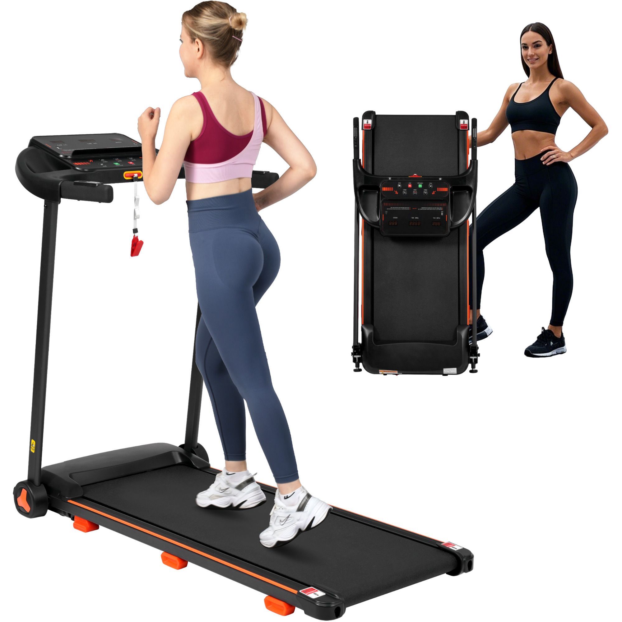 Formill Klappbares Laufband mit 2,5-PS-Motor, 12 Programmen, 8 % Steigung