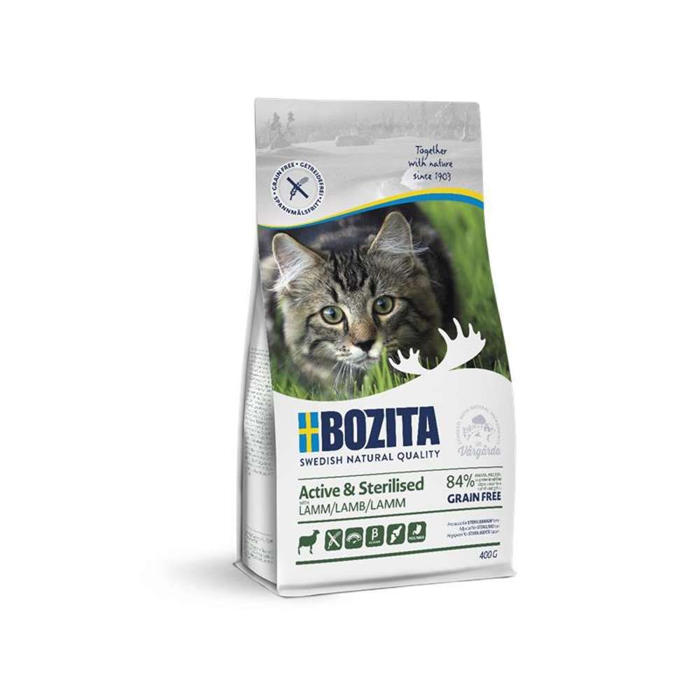 Bozita Cat - Active & Sterilised Grain free Lamb