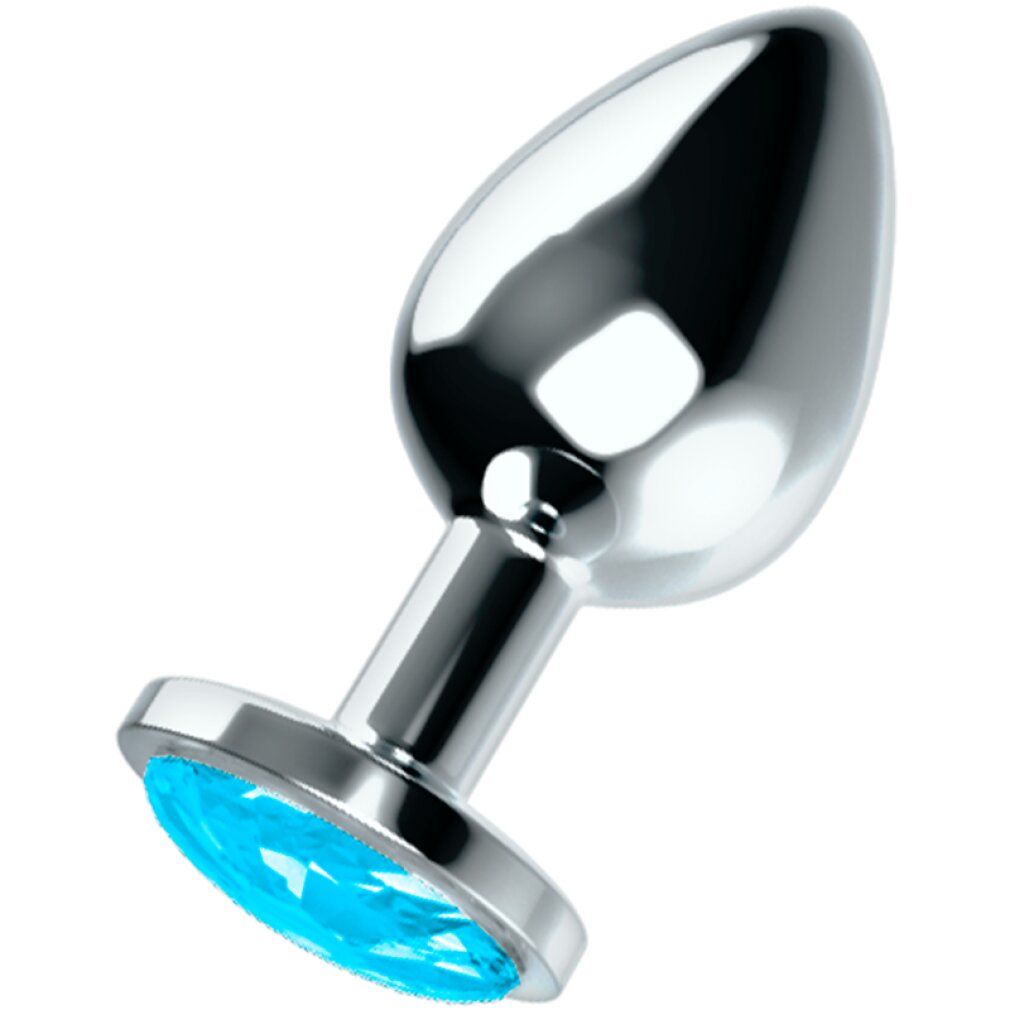 Ohmama - Analplug mit blauem Kristall