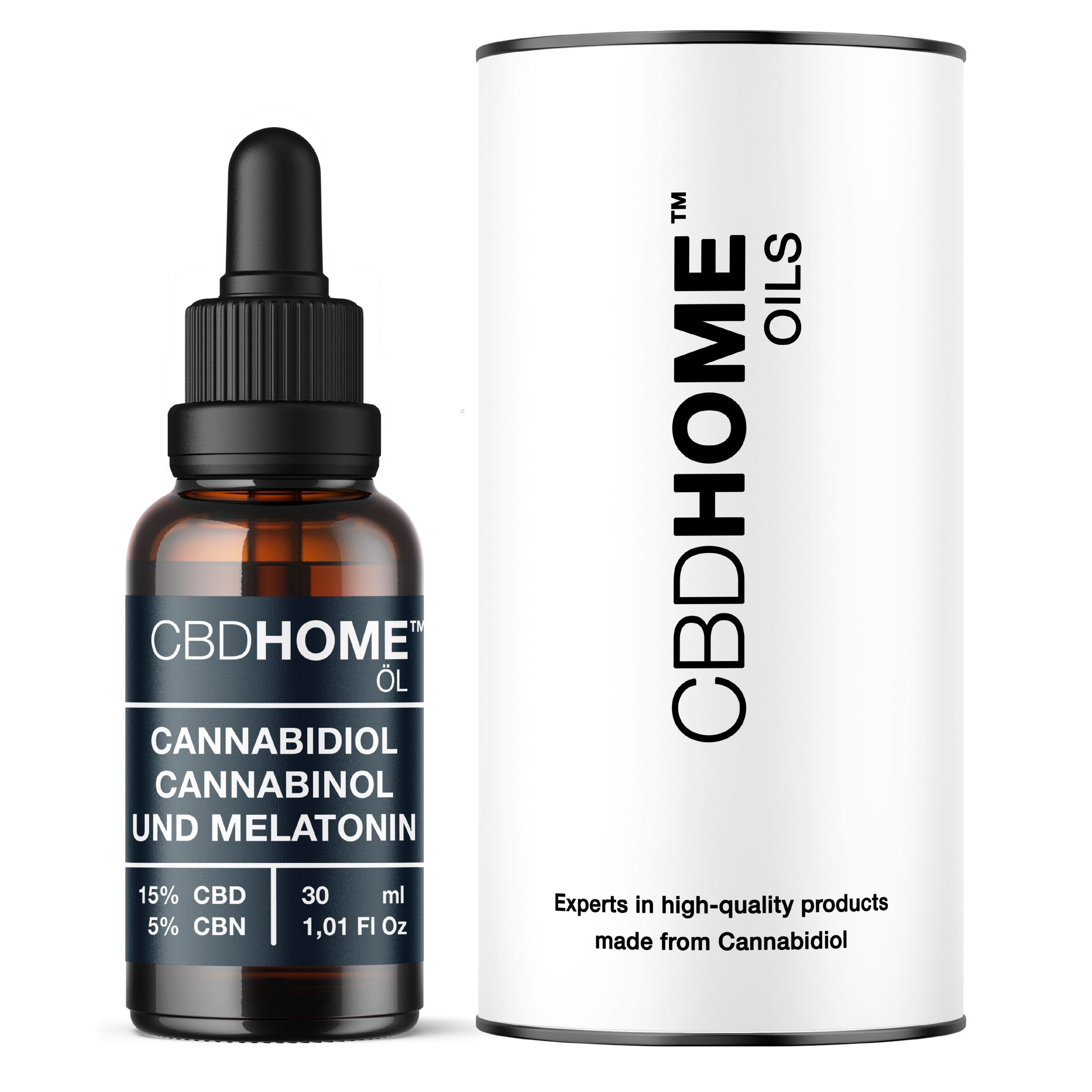 CBD HOME – CBD-Öl mit CBN und Melatonin – 15 % CBD & 5 % CBN