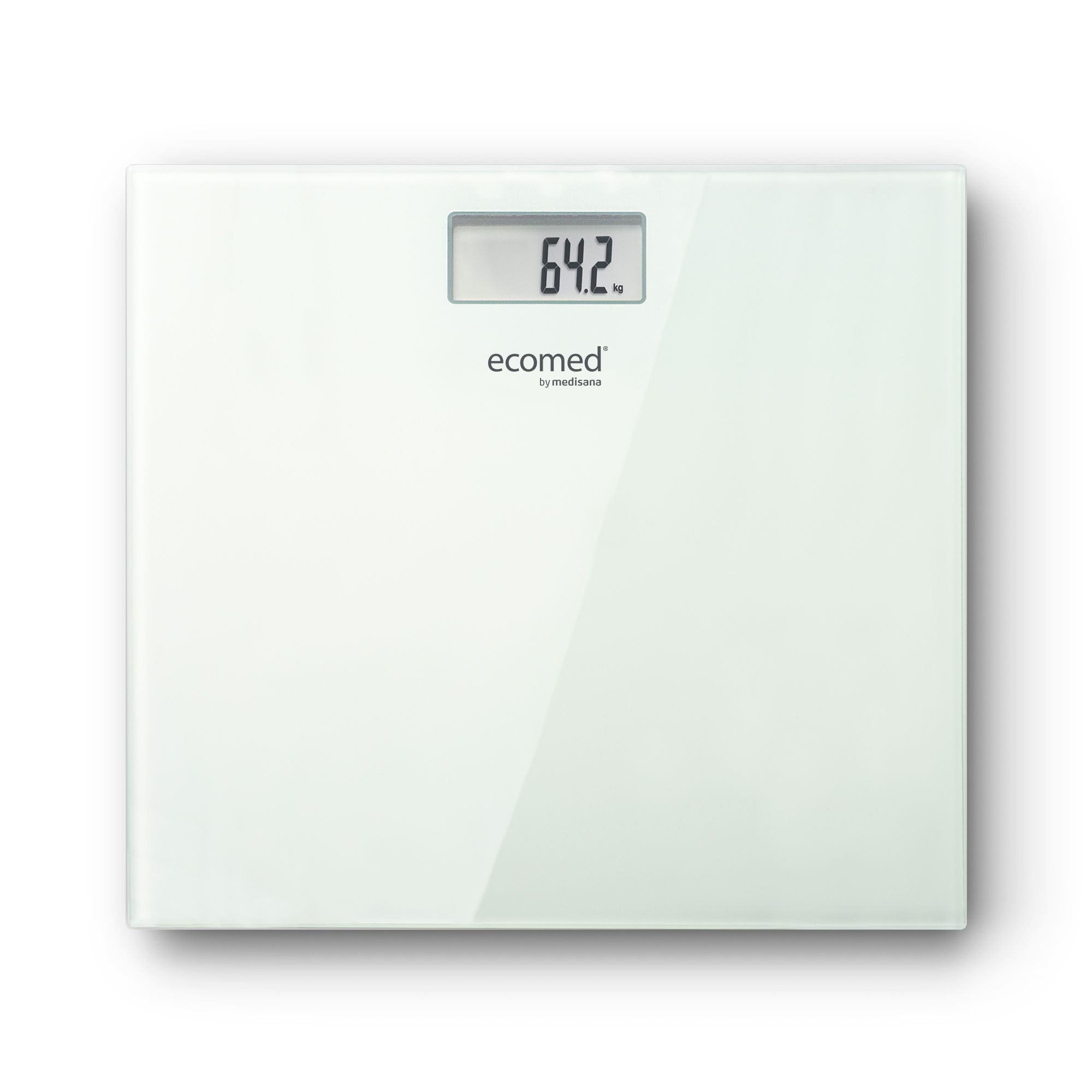 ecomed PS-72E digitale Personenwaage Badezimmerwaage aus Glas