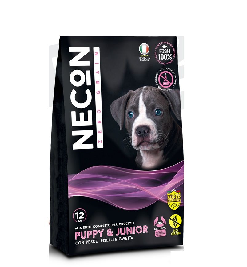 Necon-Petfood ZERO GRAIN Welpen/ Juniorfutter super Premium-Einzelprotein-Diät Fisch