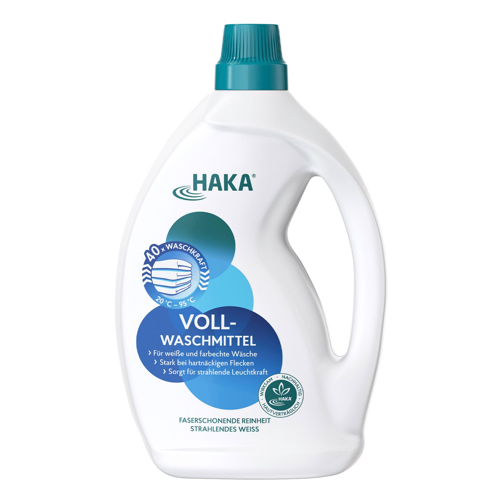 HAKA Vollwaschmittel Flüssig für weiße und farbechte Wäsche