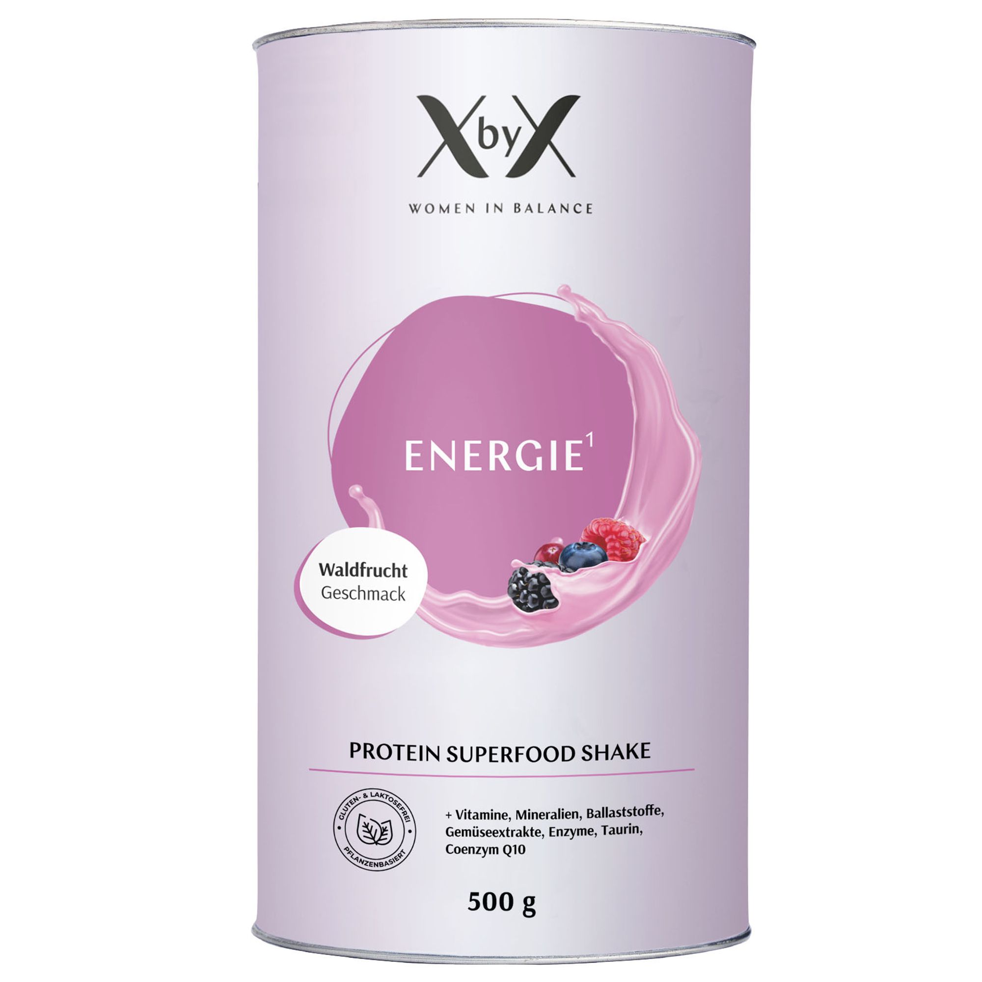 XbyX® Energie Waldfrucht - Proteine und Vitalstoffe - All-in-One Pulver mit Waldfrucht-Geschmack