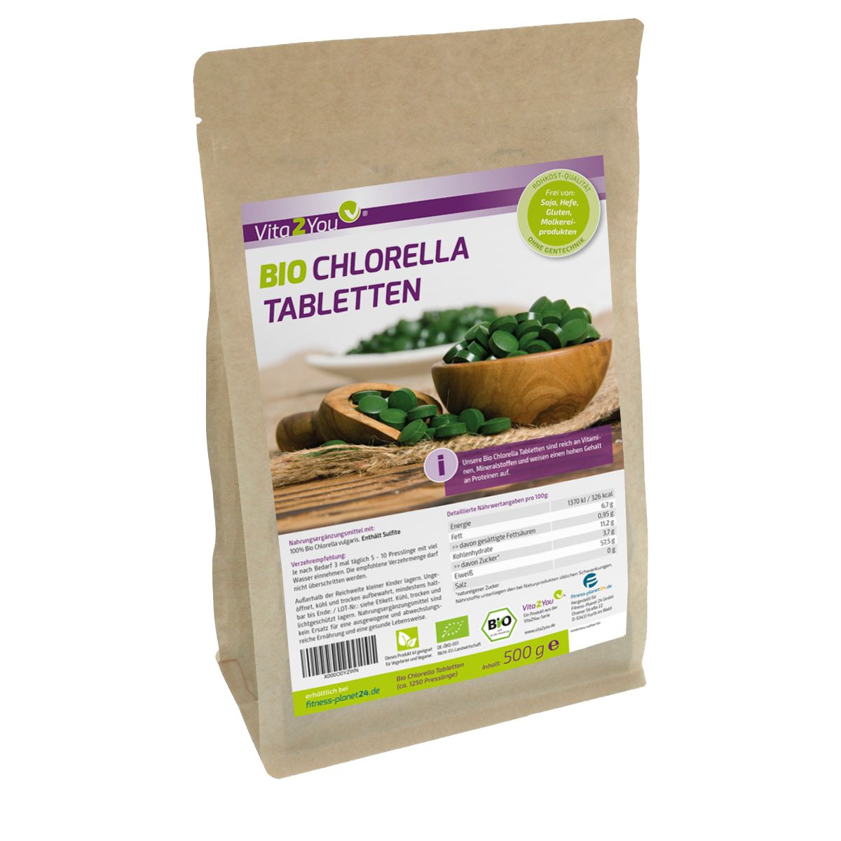 Vita2You Bio Chlorella Tabletten