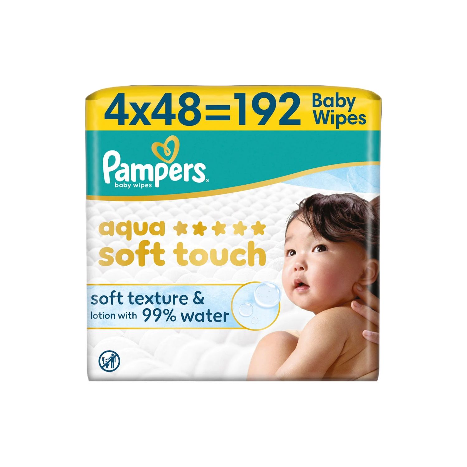 Pampers Feuchttücher aqua soft touch