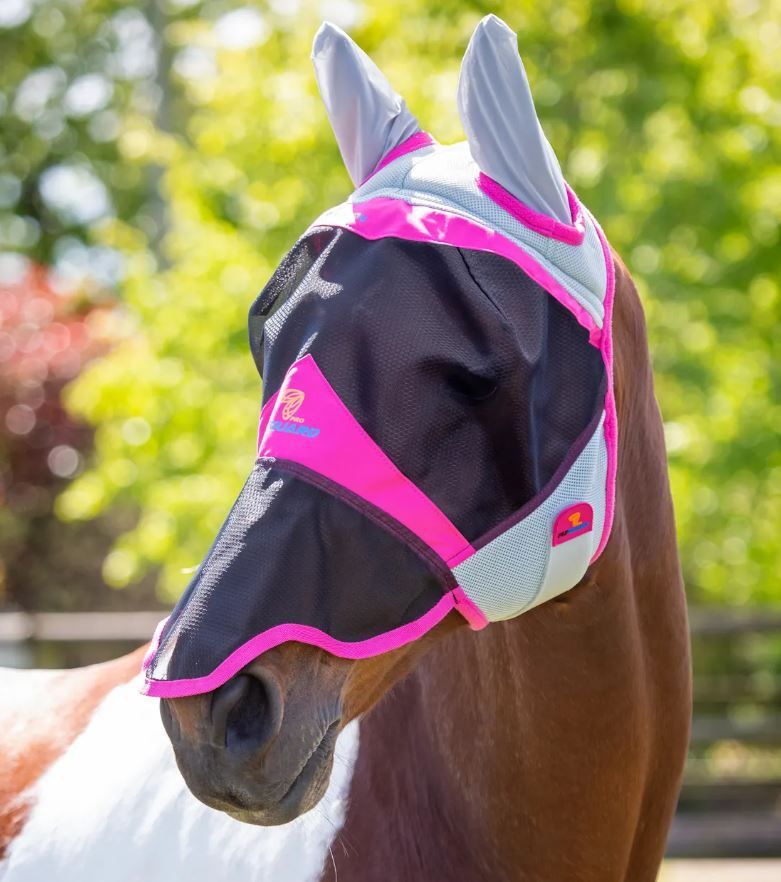 Shires Air Motion Fliegenmaske mit Ohren & Nasenteil