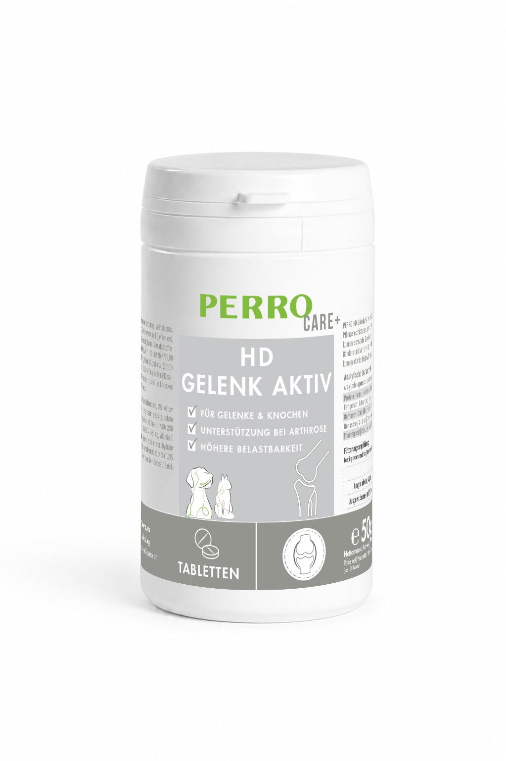 PERRO Care - HD Gelenk Aktiv - Nahrungsergänzung für Hunde & Katzen