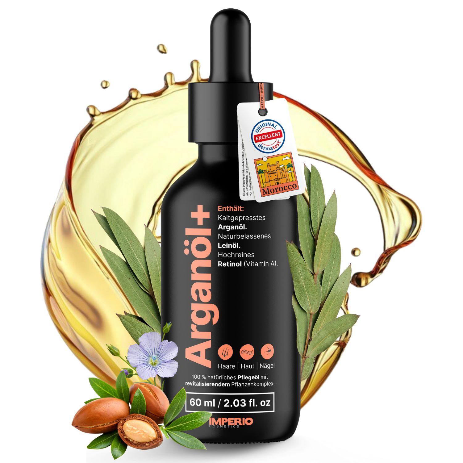 IMPERIO® Arganöl revitalisierendes Pflegeöl für Haut, Haare & Nägel