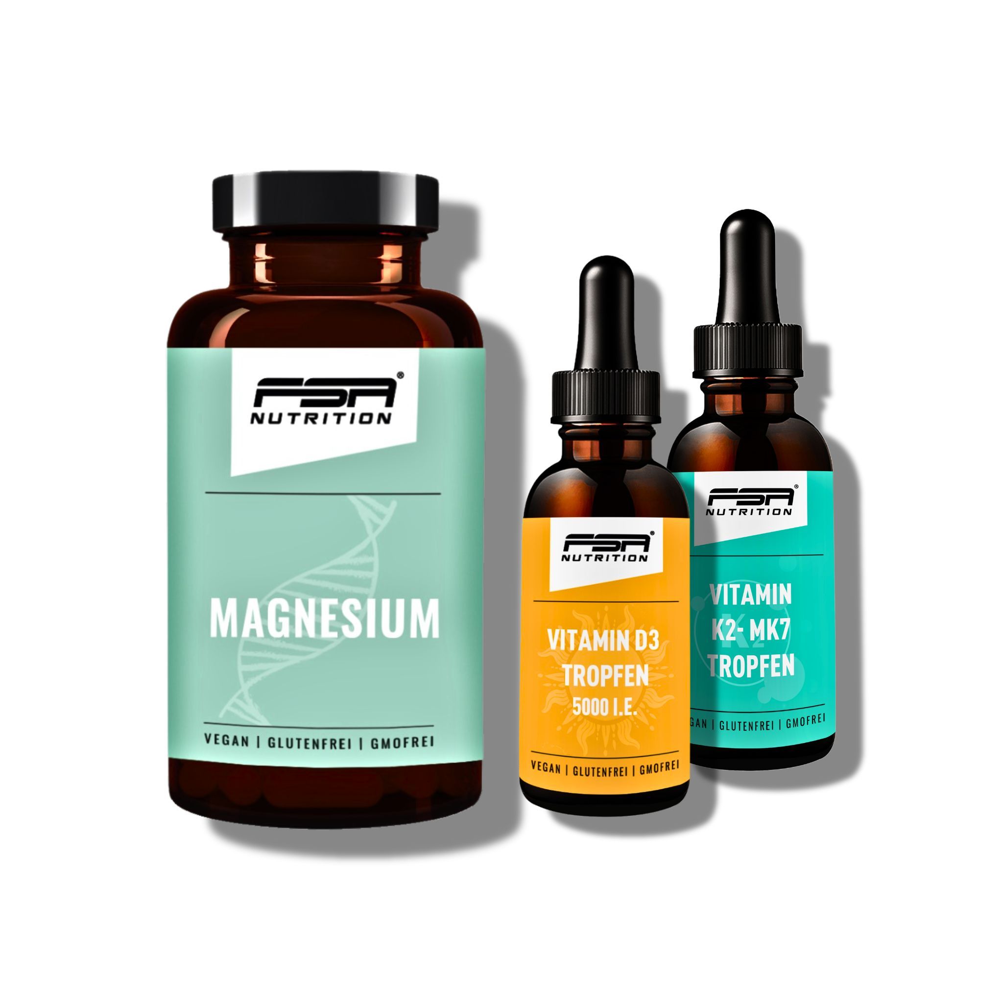 FSA NUTRITION Set Magnesium + Vitamin D3 + Vitamin K2