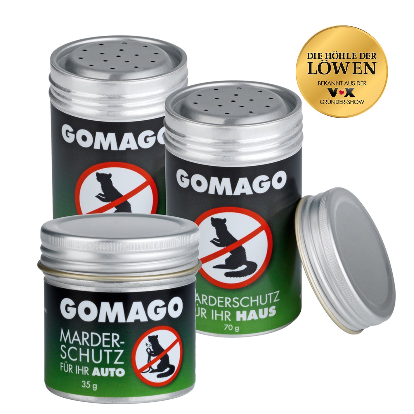 Mardervergrämung 2x Haus und 1x Auto