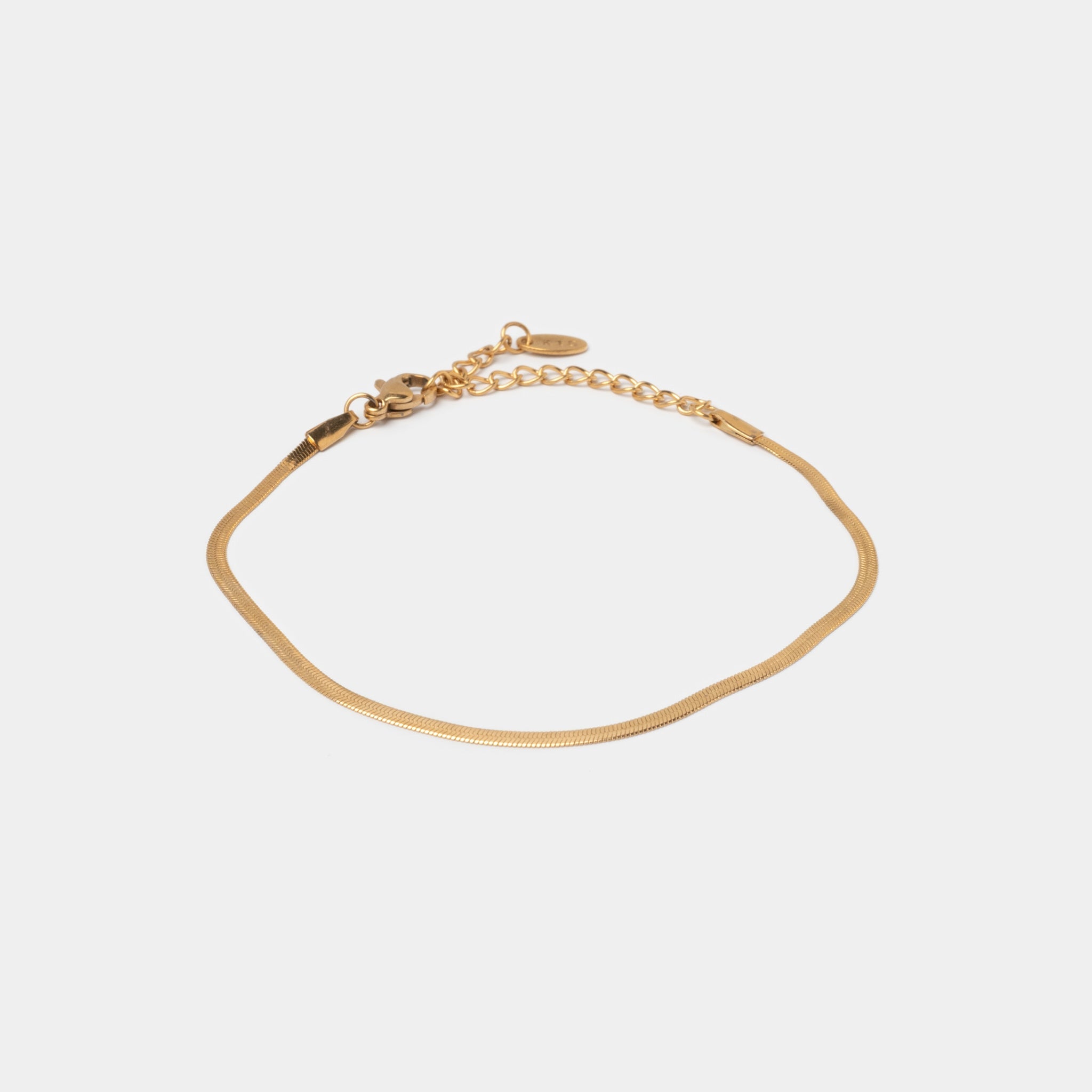 Dünnes Schlangenketten Armband Susan Gold