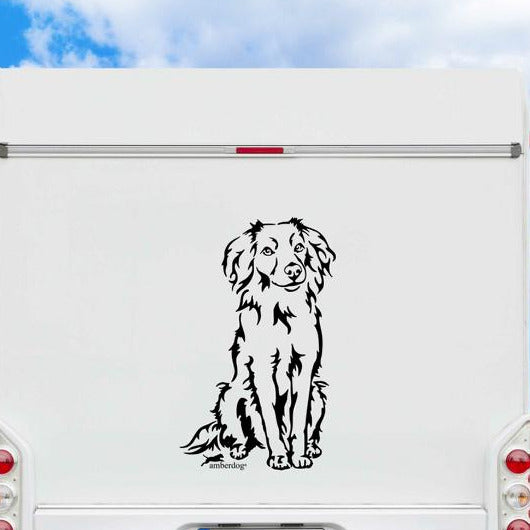 Markiesje Aufkleber – Kopf Silhouette für Auto, Wohnmobil & Wandtattoo - H50cm / Schwarz
